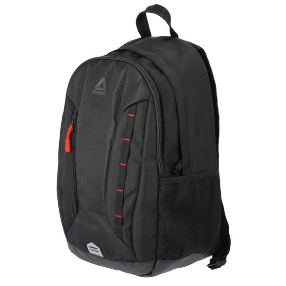 Reebok Leif 18” Laptop Backpack Black 3 Zipper Water Resistant Adjustable Straps - Picture 3 of 16
